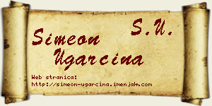 Simeon Ugarčina vizit kartica